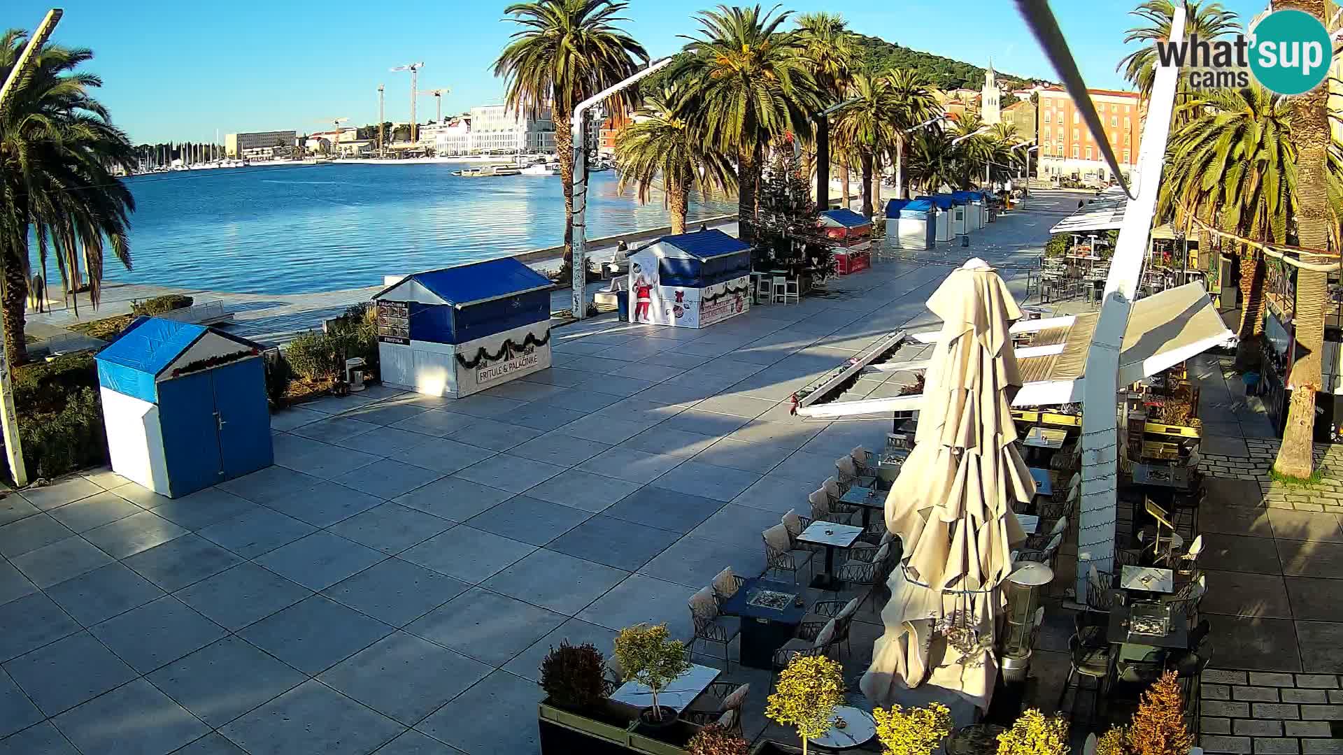 Split –  Blick auf Split riva