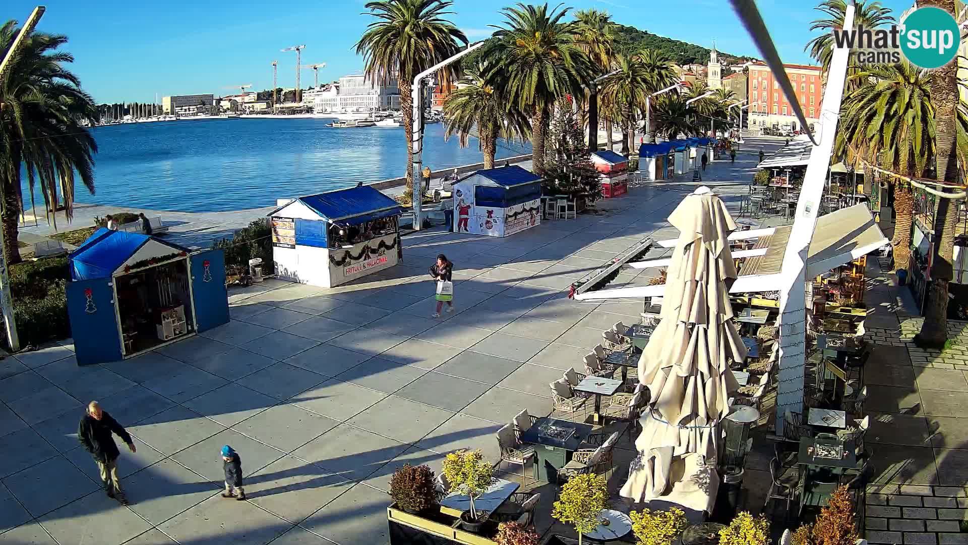 Split – Vista sulla riva di Spalato