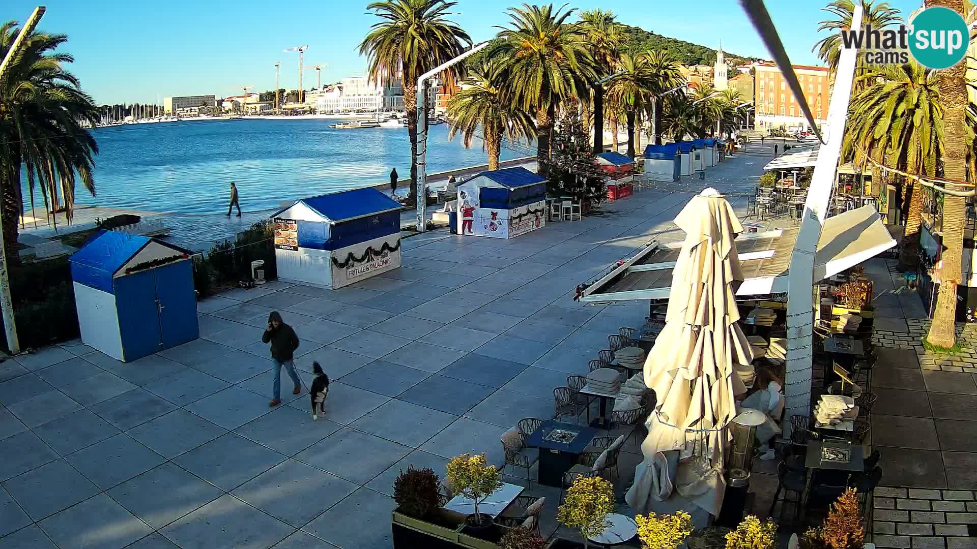 Split –  Blick auf Split riva