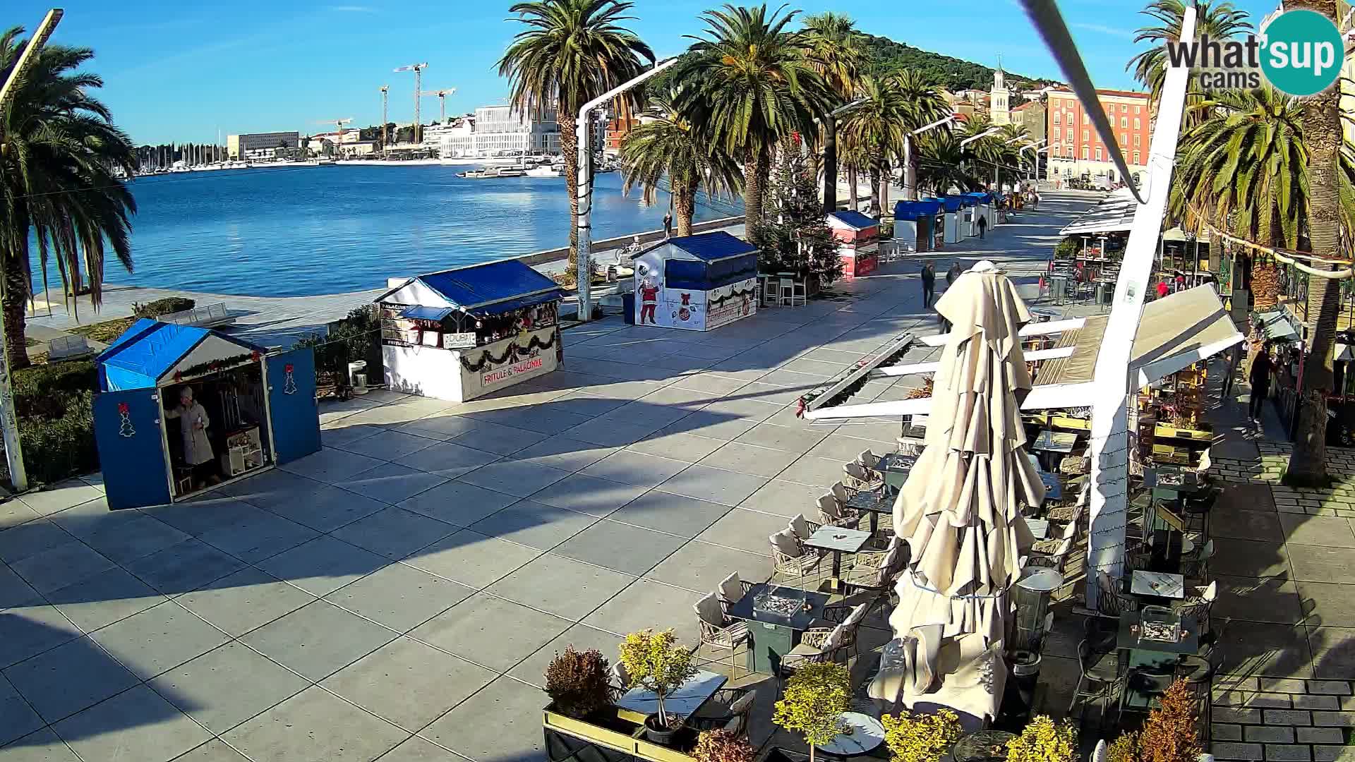 Split – Vista sulla riva di Spalato