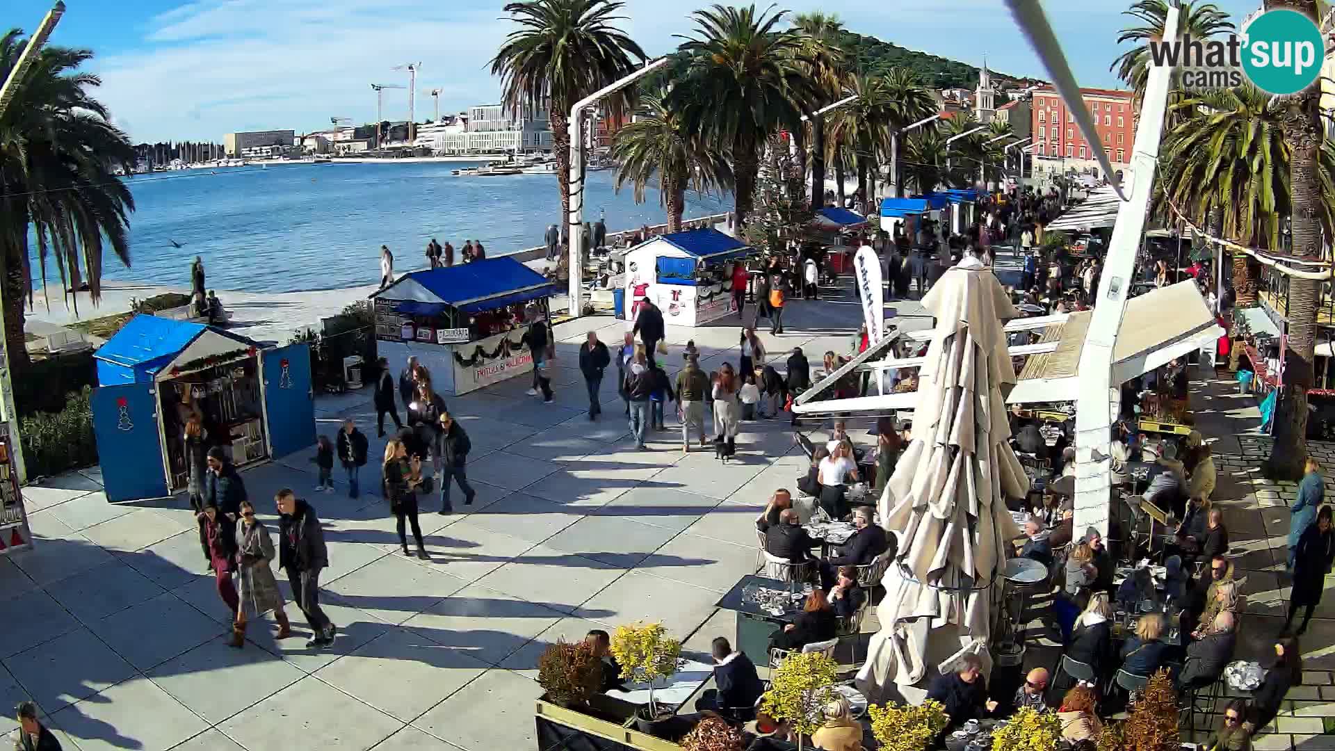 Live Webcam Split – view of Split riva