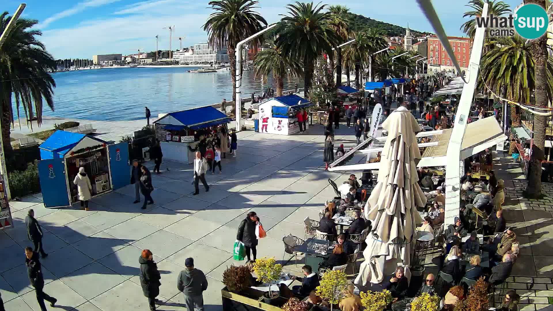 Split –  Blick auf Split riva