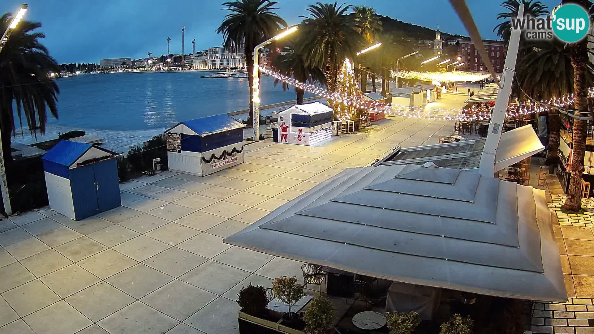 Split –  Blick auf Split riva