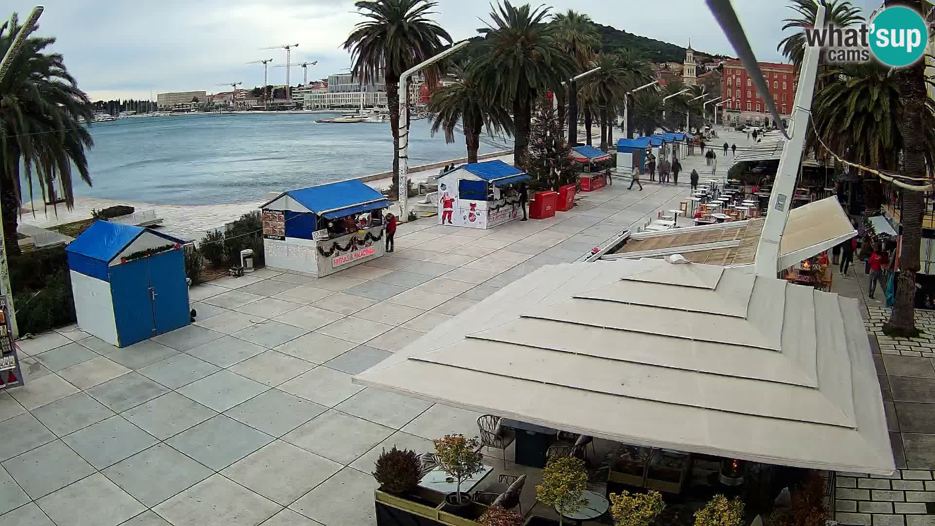 Live Webcam Split – view of Split riva