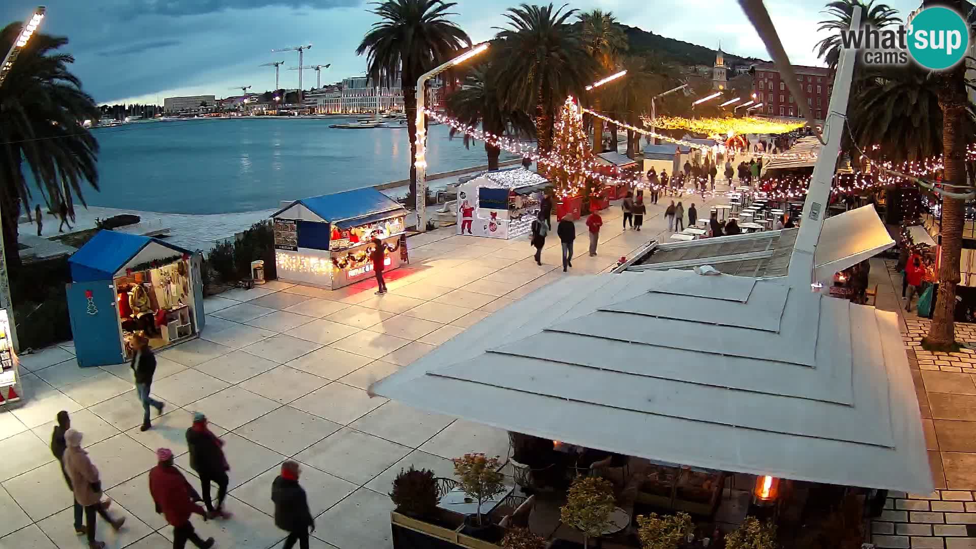 Live Webcam Split – view of Split riva