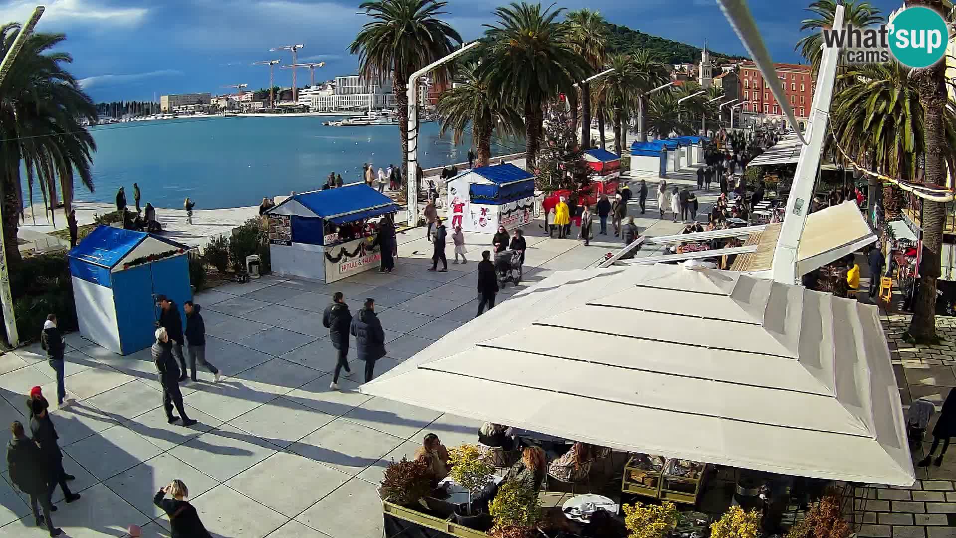 Split – Vista sulla riva di Spalato