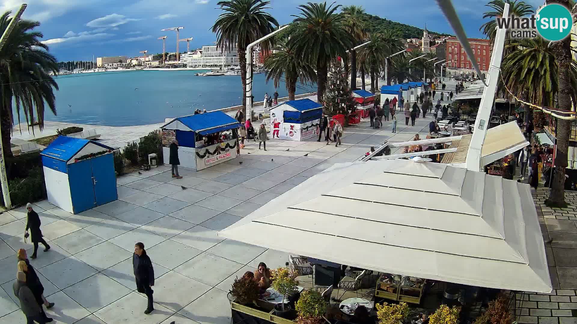 Split – Vista sulla riva di Spalato