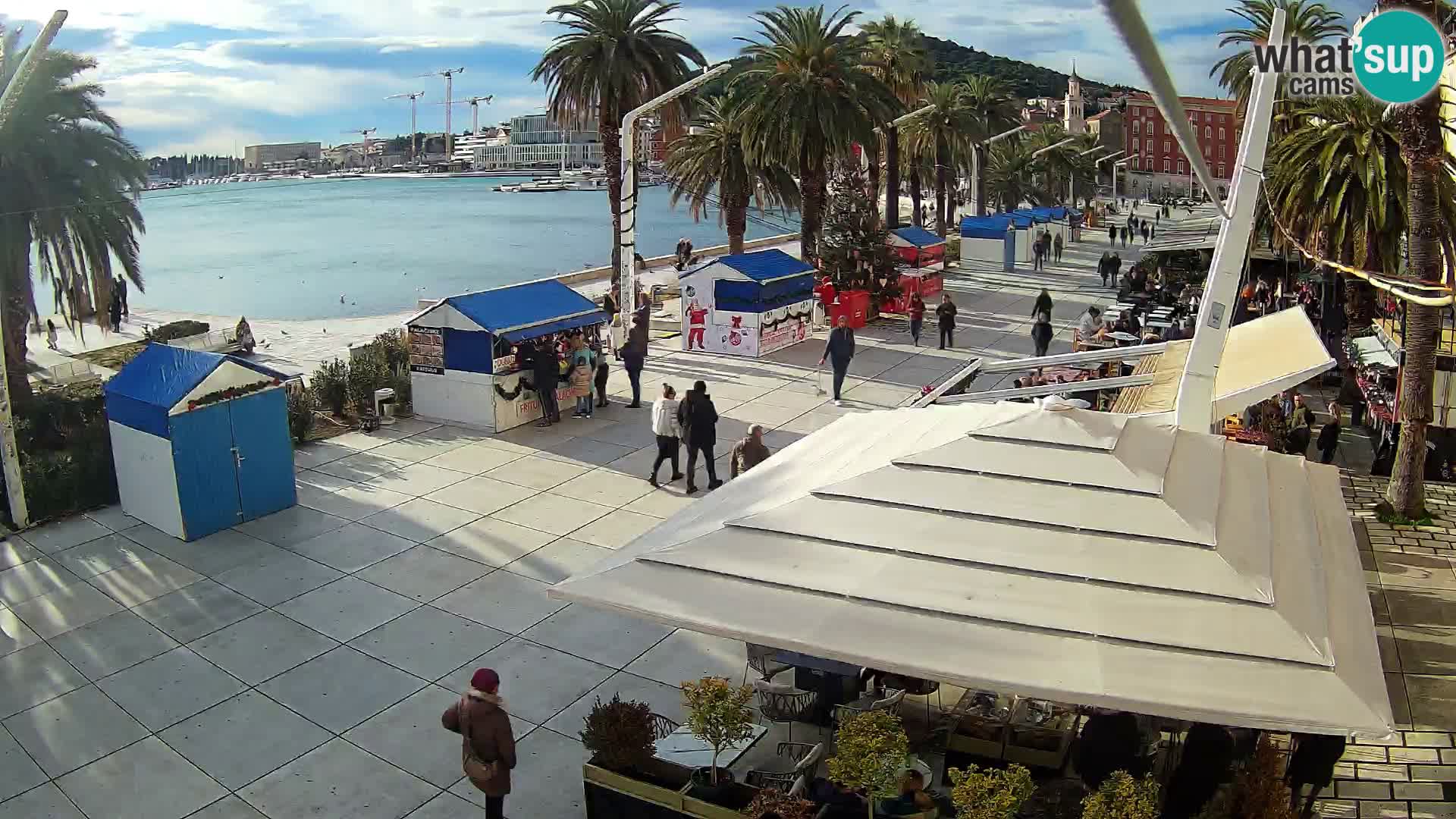 Live Webcam Split – view of Split riva