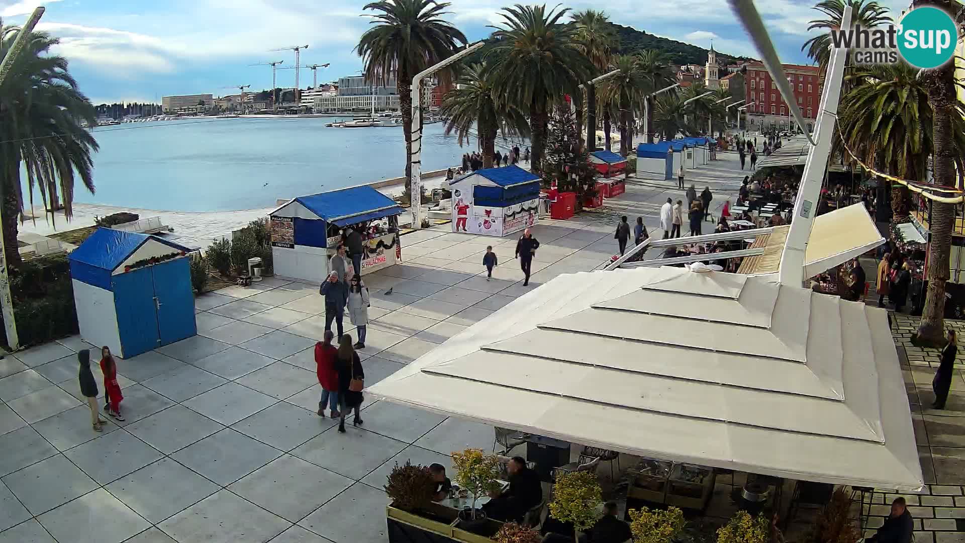 Live Webcam Split – view of Split riva