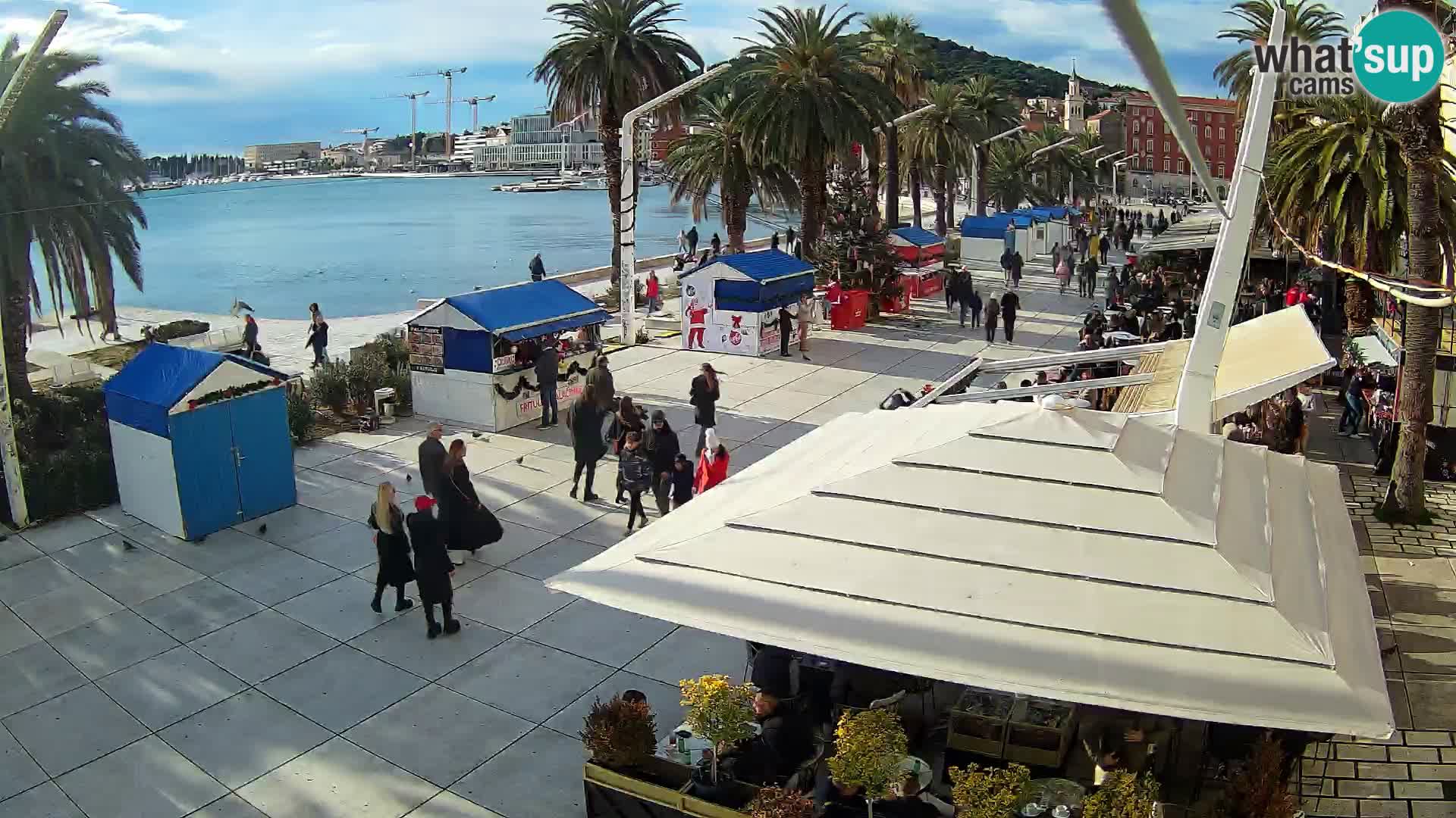 Live Webcam Split – view of Split riva