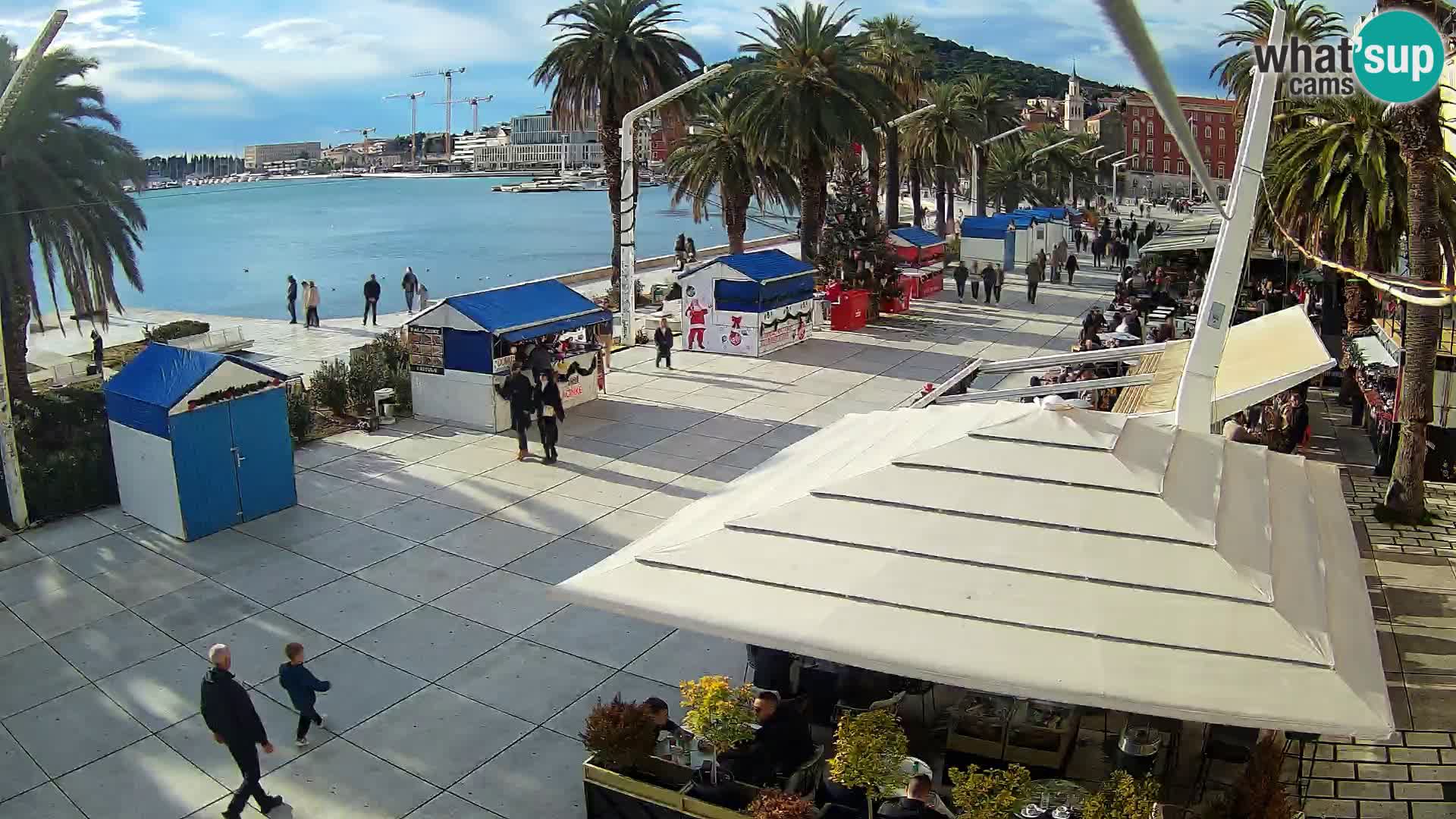 Live Webcam Split – view of Split riva