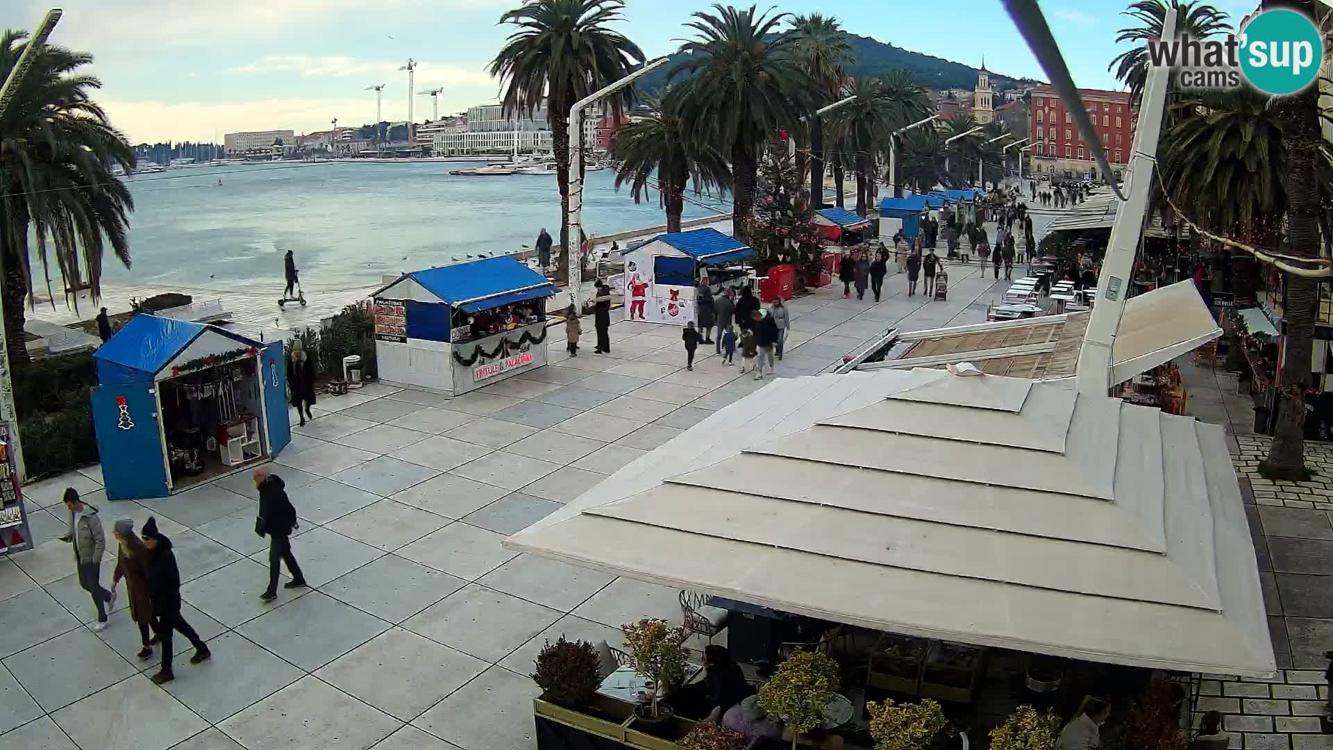 Live Webcam Split – view of Split riva