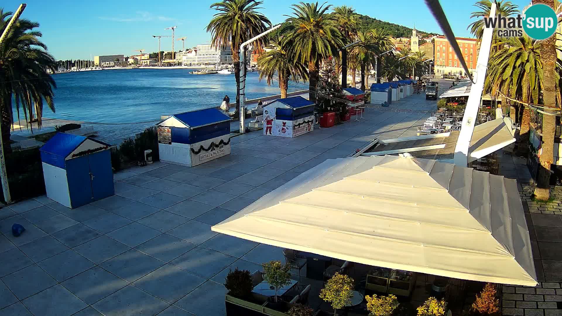 Live Webcam Split – view of Split riva