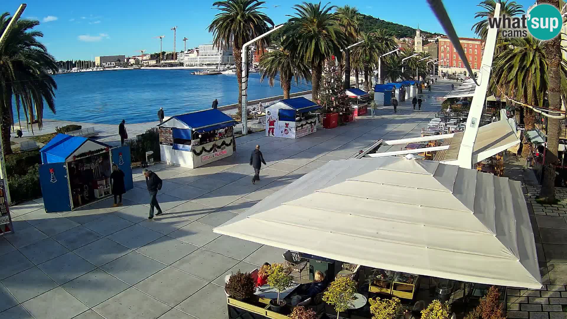 Live Webcam Split – view of Split riva