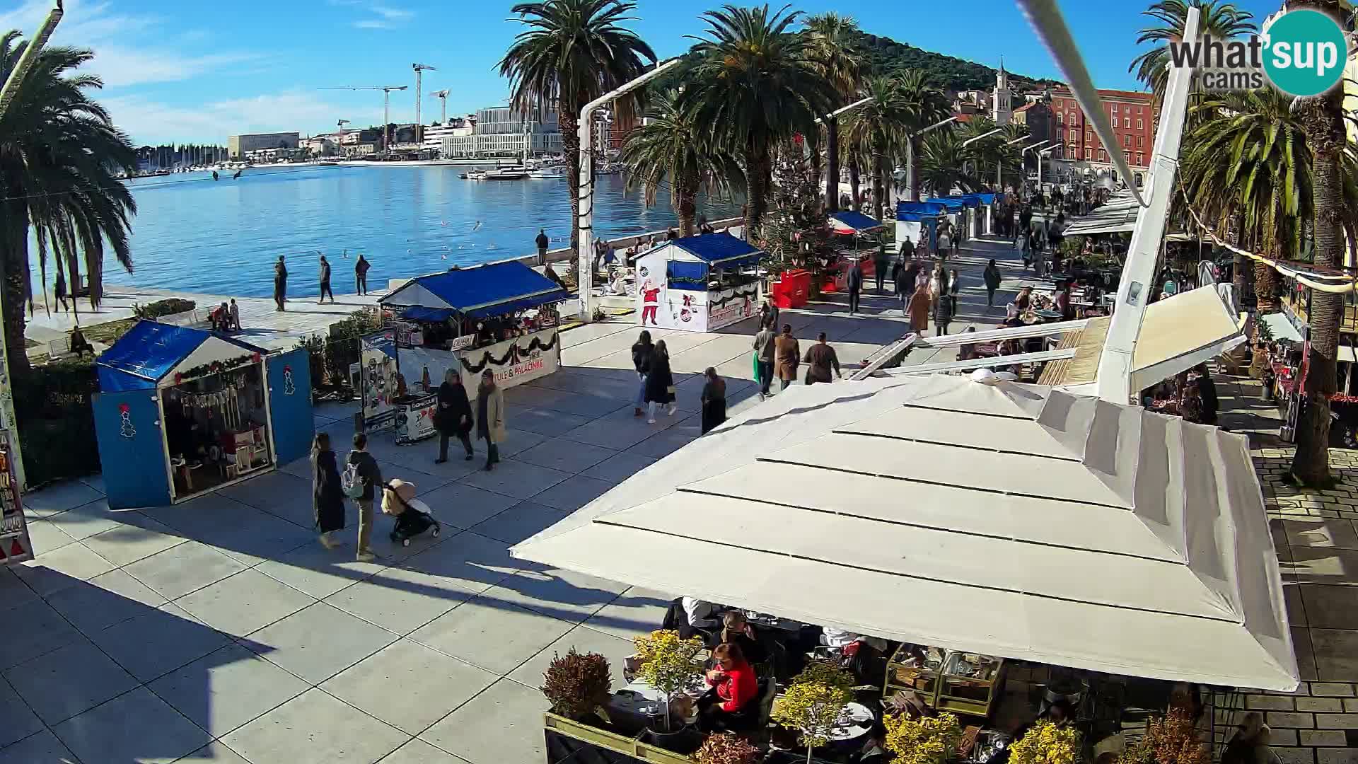 Live Webcam Split – view of Split riva