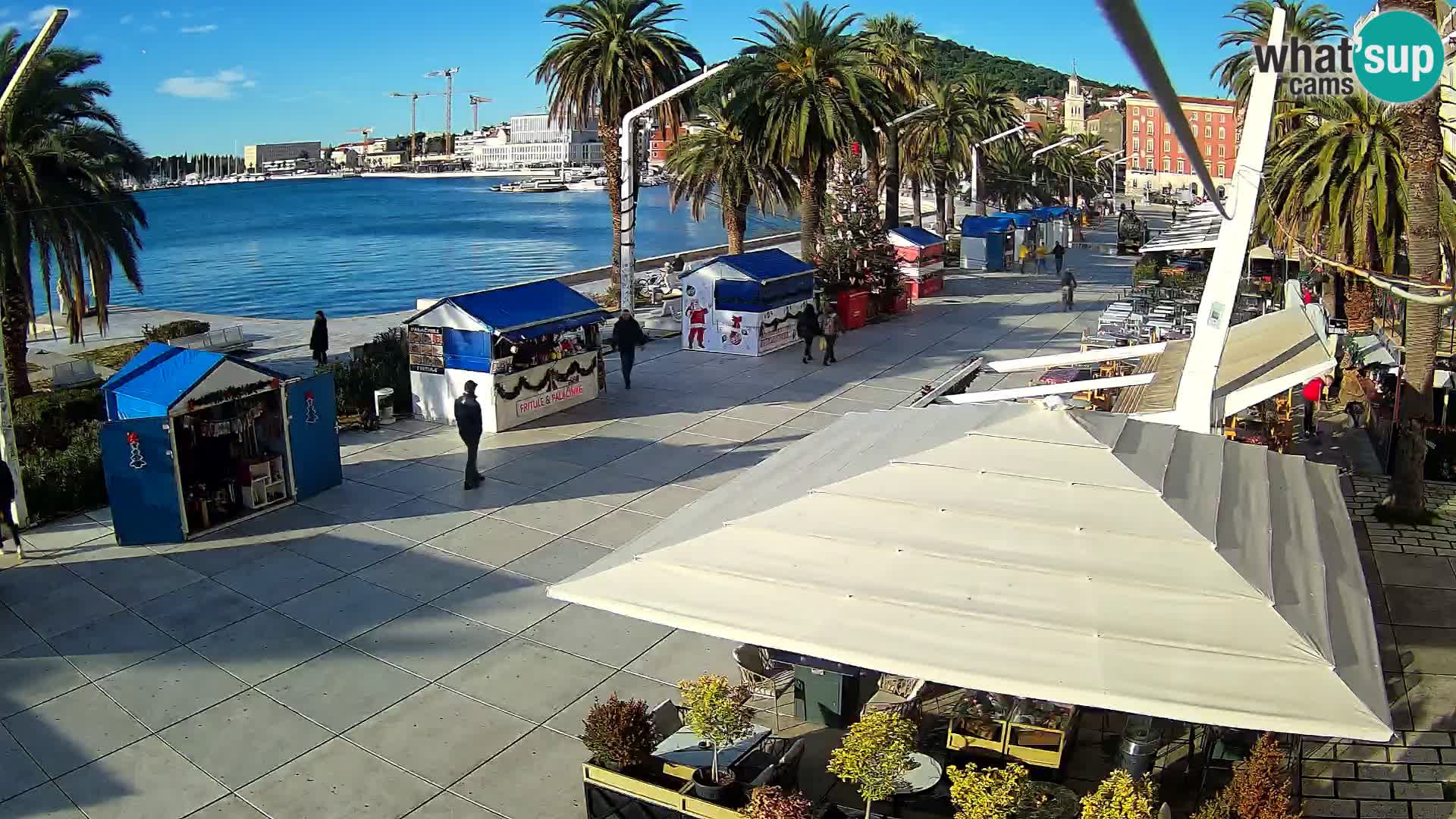 Live Webcam Split – view of Split riva