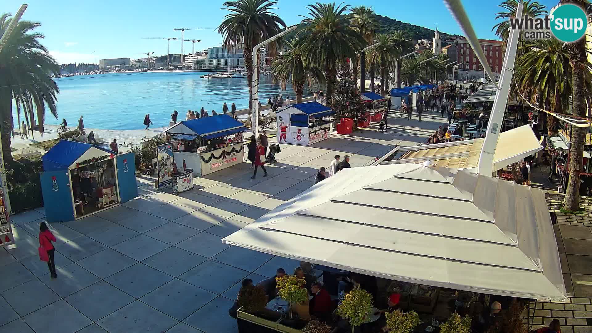 Live Webcam Split – view of Split riva