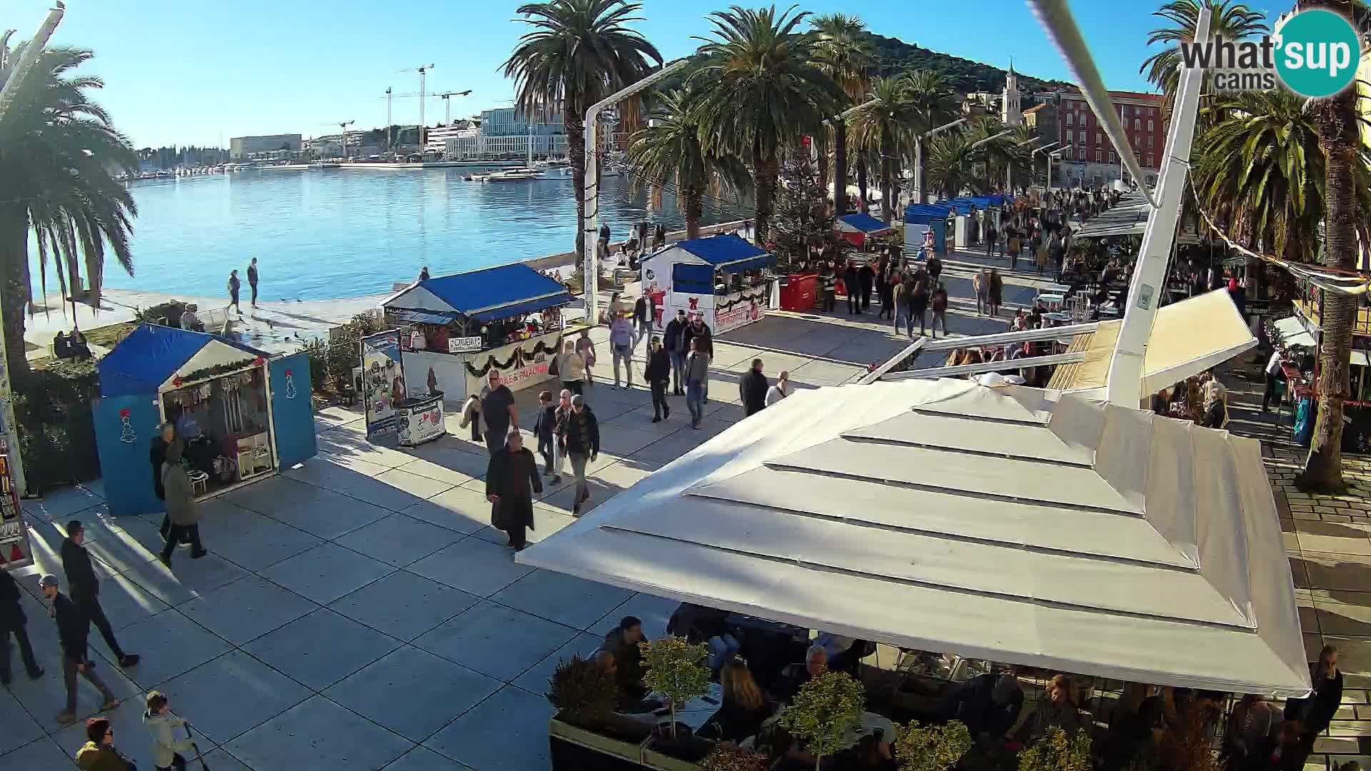 Live Webcam Split – view of Split riva