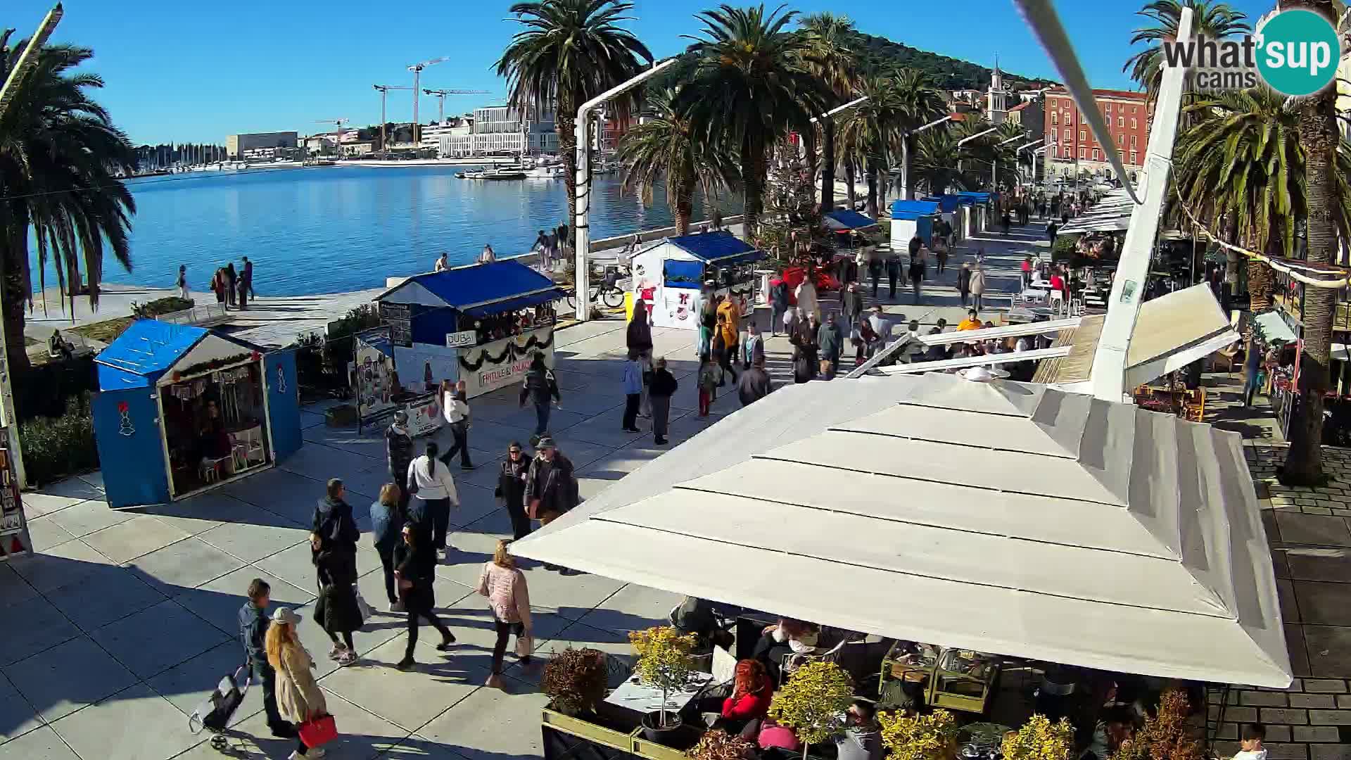 Split – Vista sulla riva di Spalato