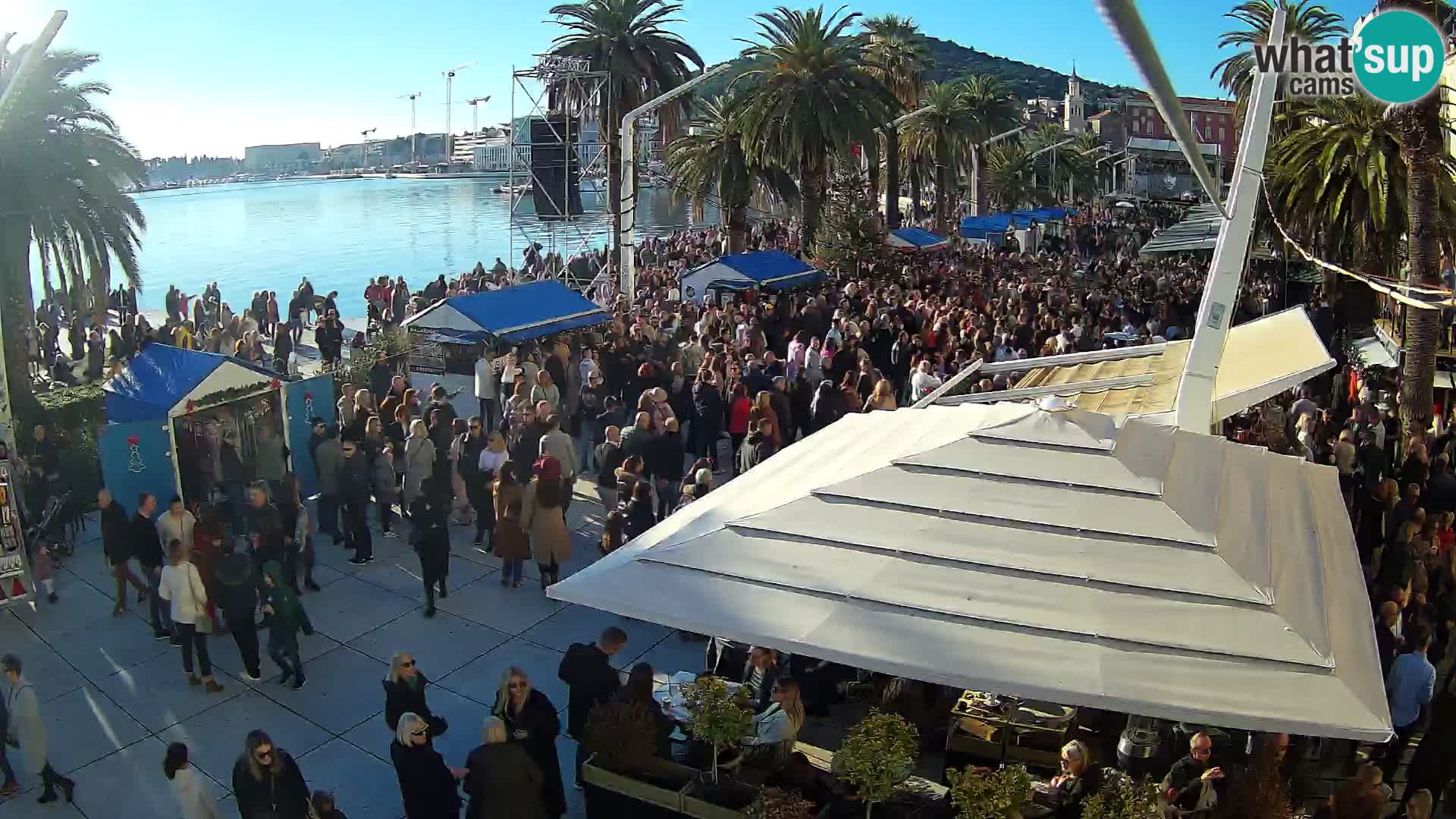 Live Webcam Split – view of Split riva