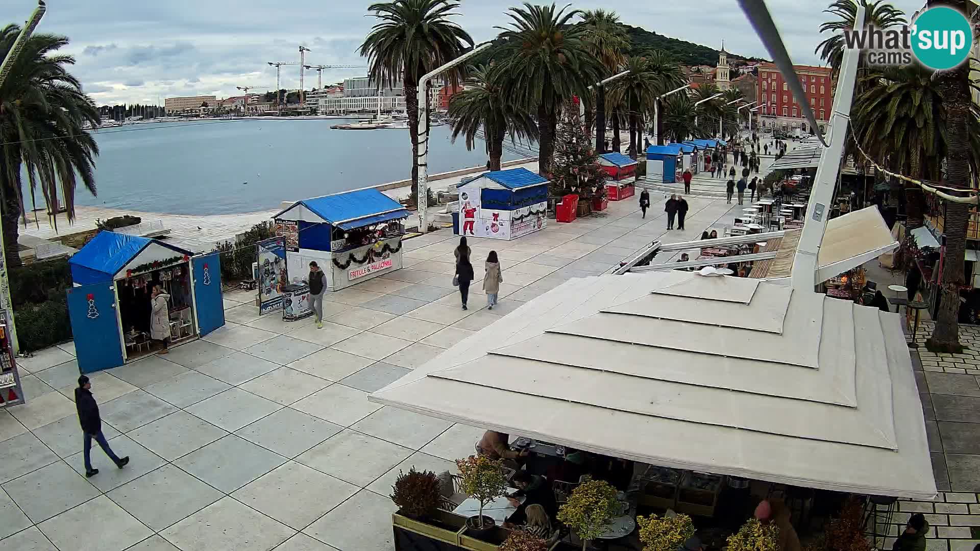 Live Webcam Split – view of Split riva