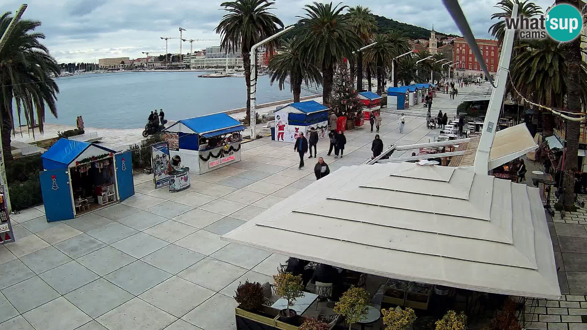 Live Webcam Split – view of Split riva