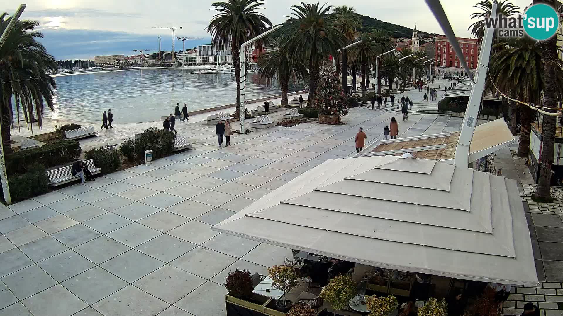 Live Webcam Split – view of Split riva