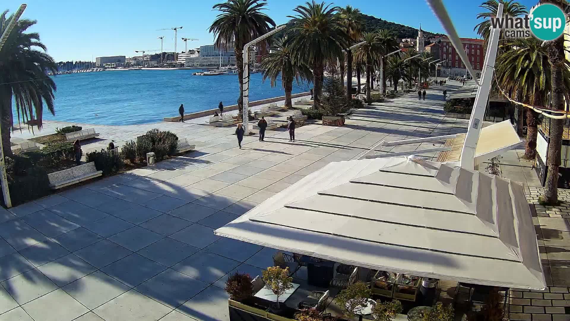 Live Webcam Split – view of Split riva