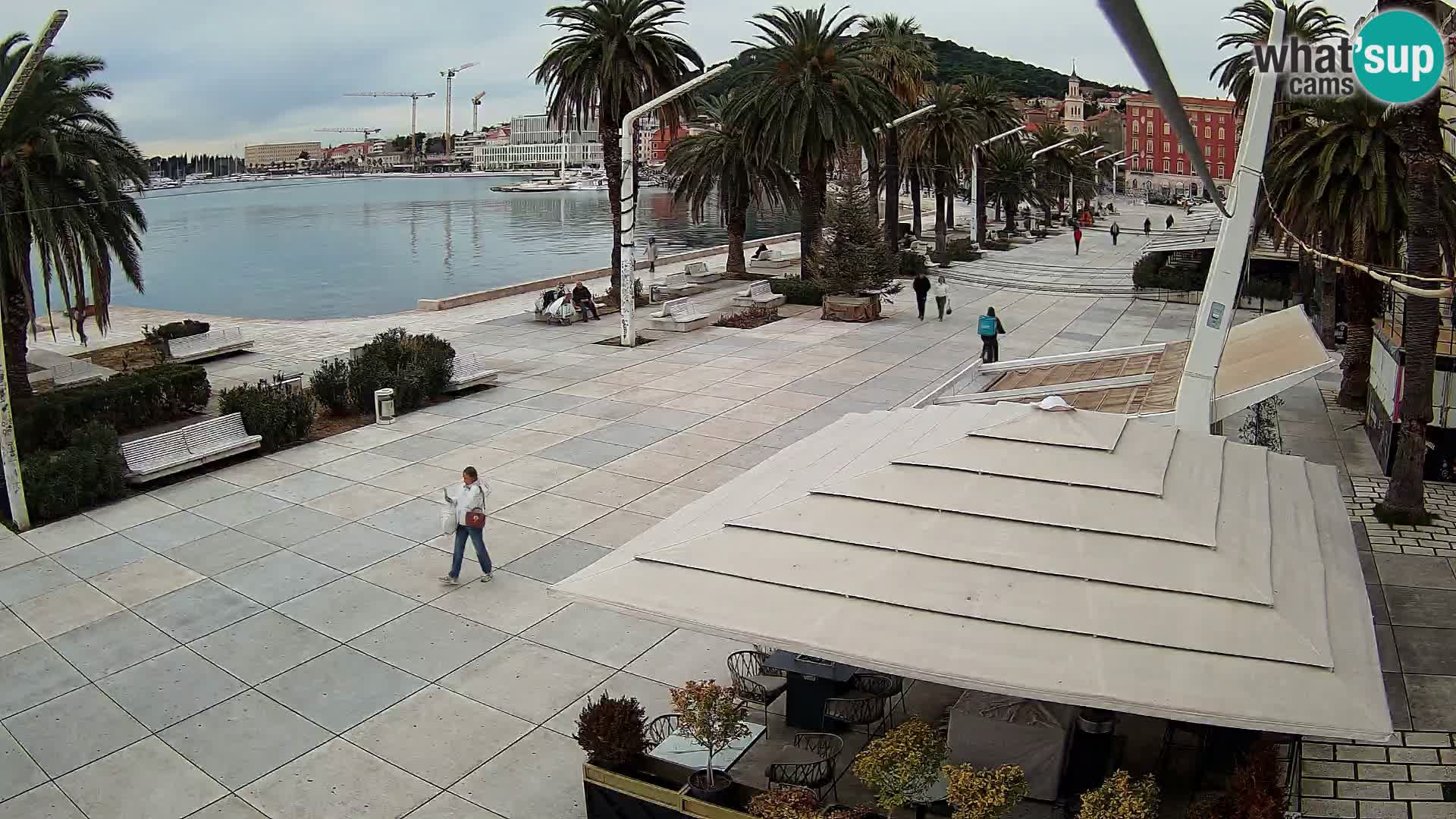 Live Webcam Split – view of Split riva