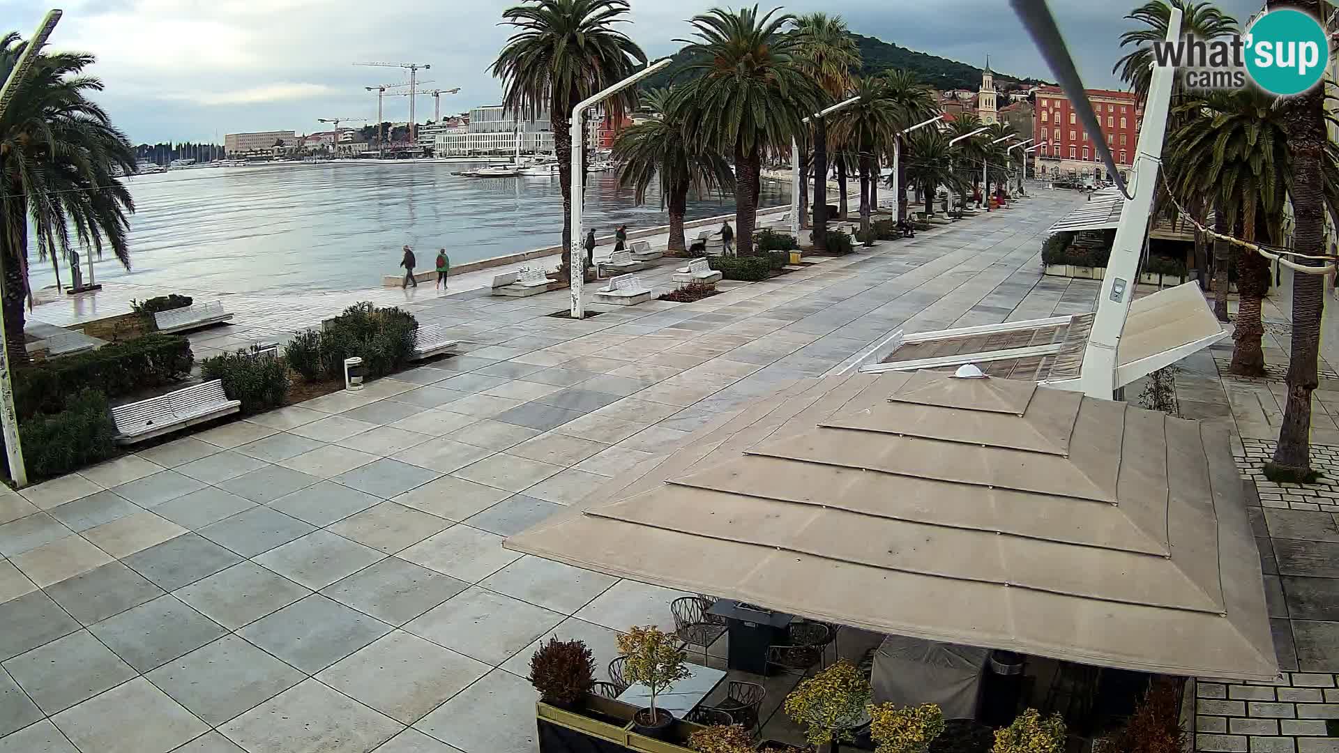 Split –  Blick auf Split riva