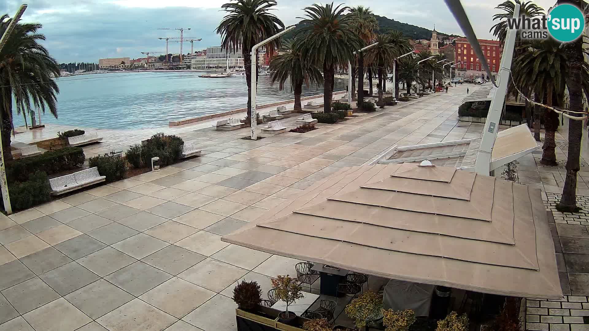 Split –  Blick auf Split riva