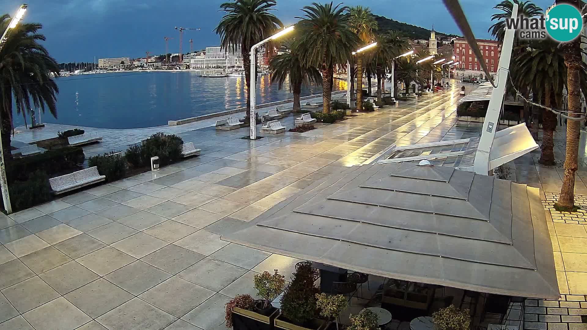 Split – Vista sulla riva di Spalato