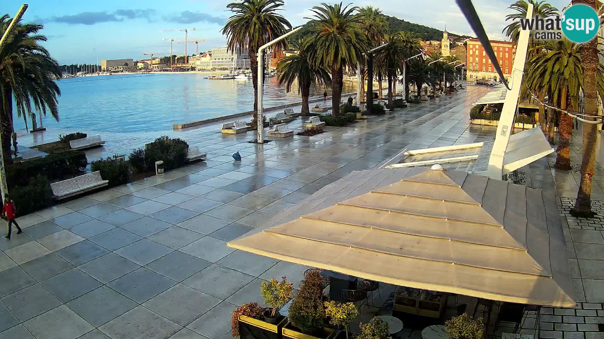 Split –  Blick auf Split riva