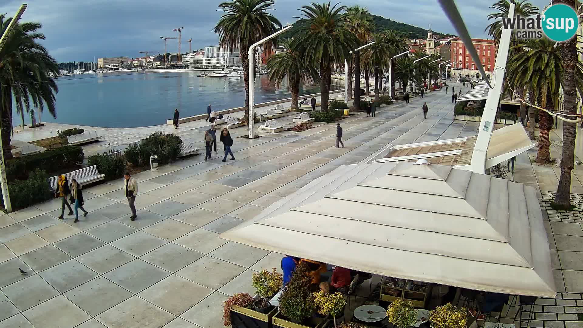 Live Webcam Split – view of Split riva