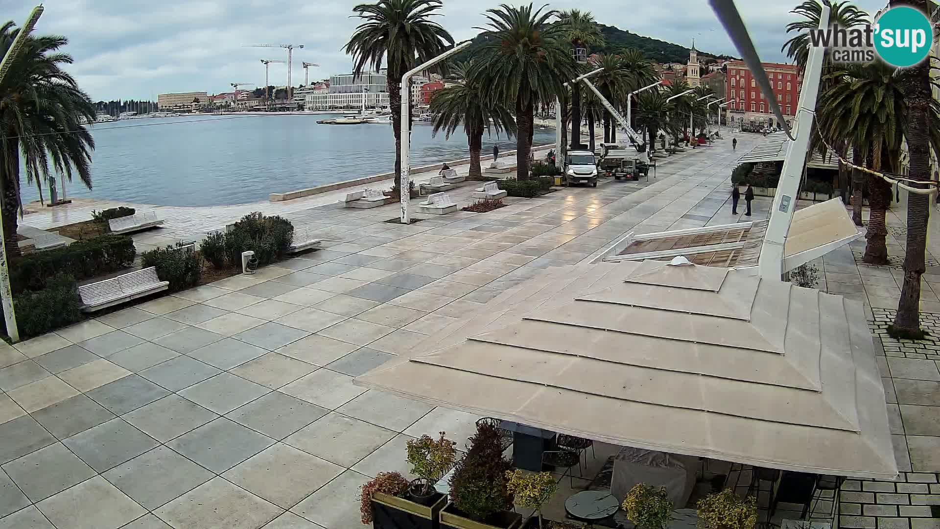 Split –  Blick auf Split riva