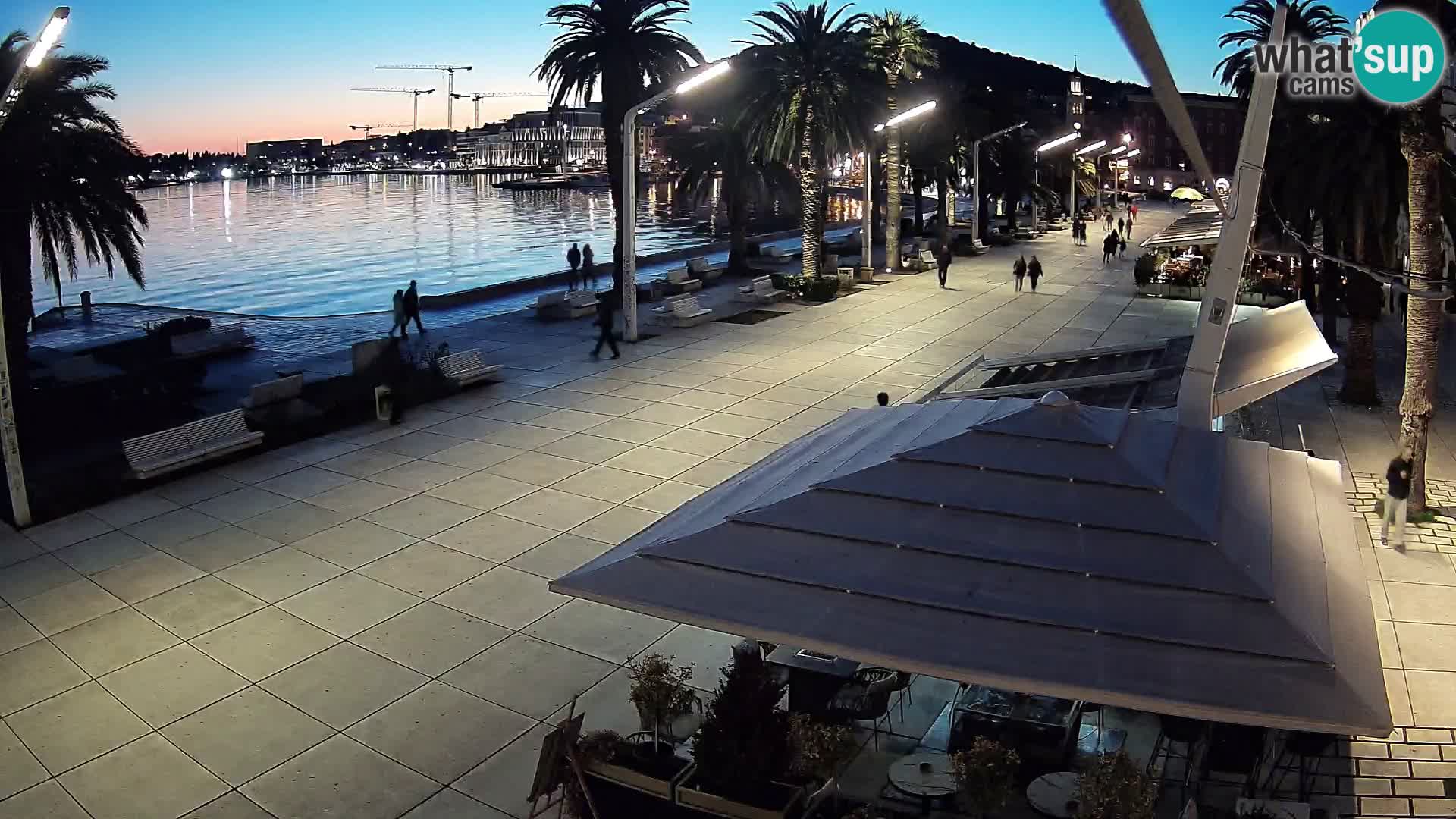 Split – Vista sulla riva di Spalato