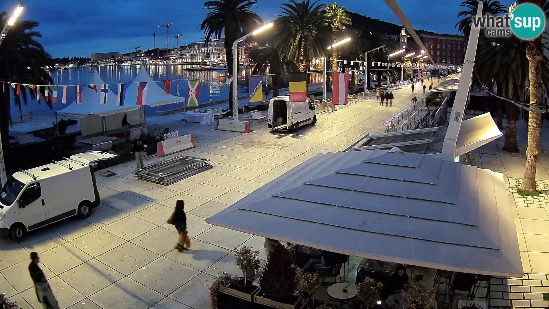 Live Webcam Split – view of Split riva