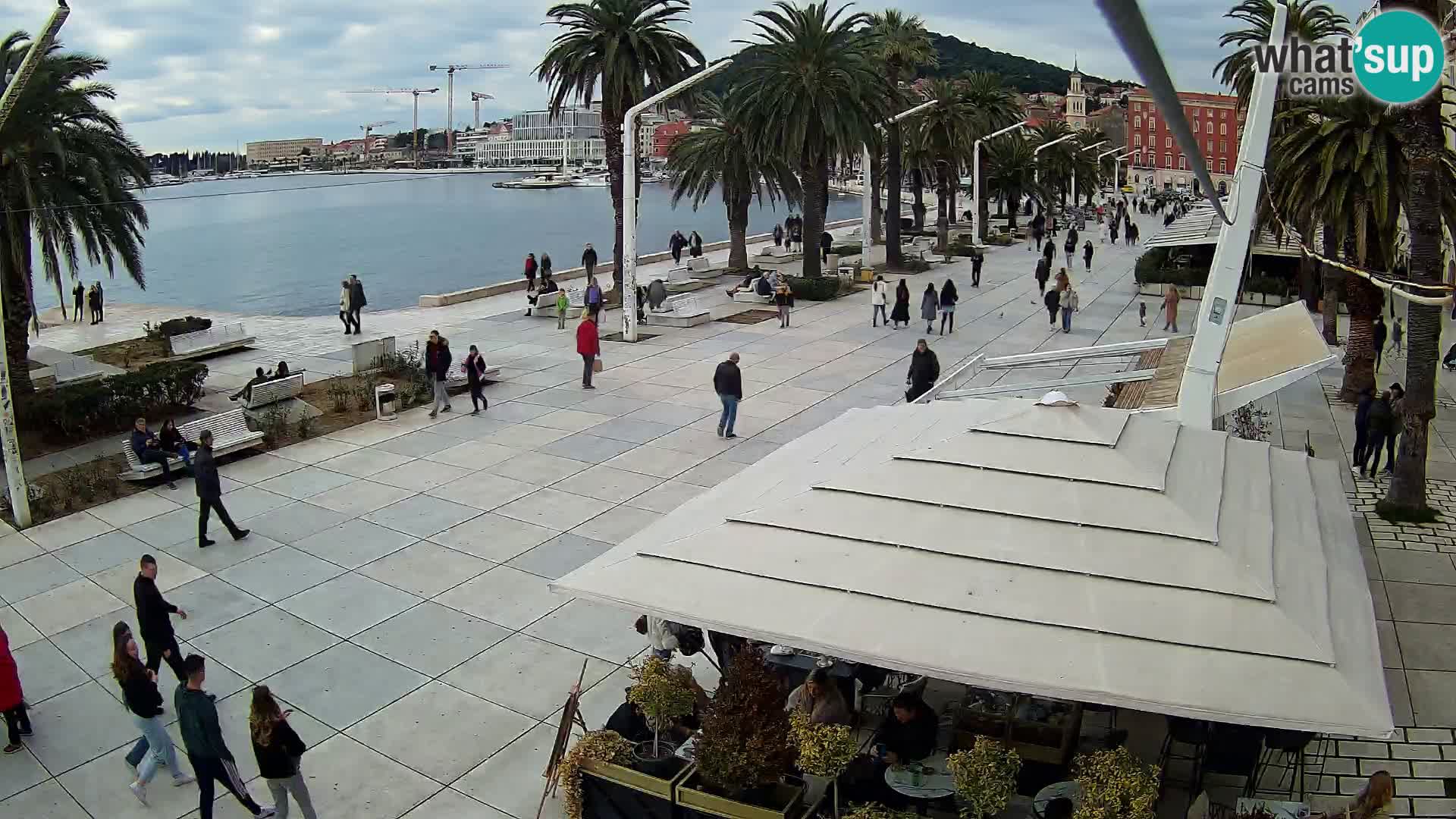 Split – Vista sulla riva di Spalato