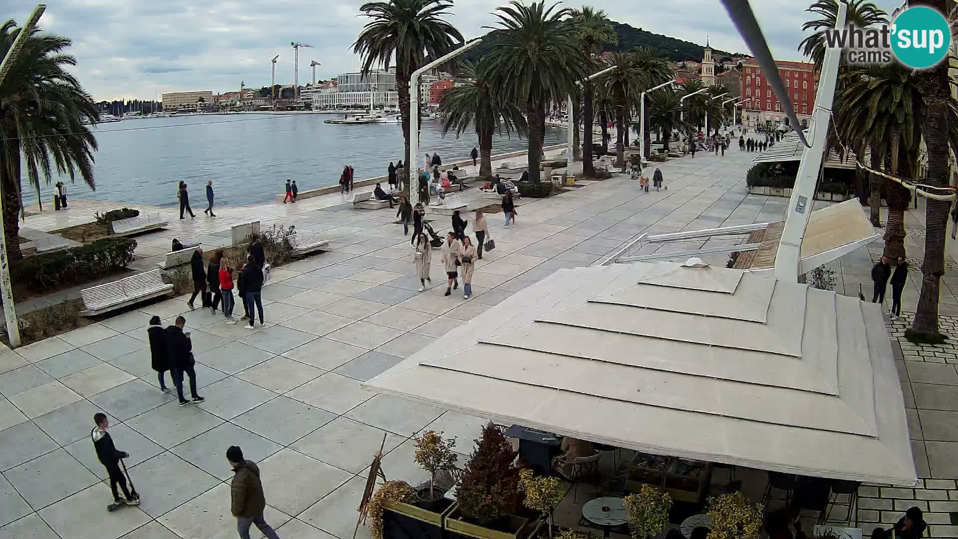 Split –  Blick auf Split riva