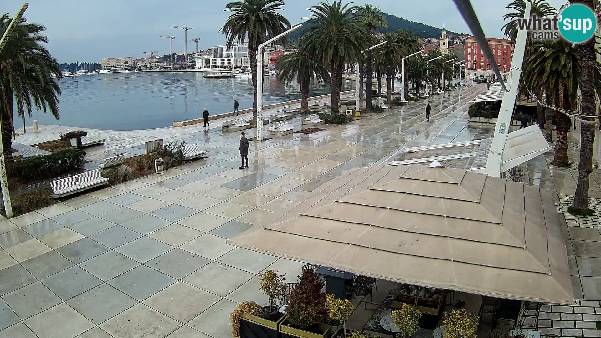 Split – Vista sulla riva di Spalato