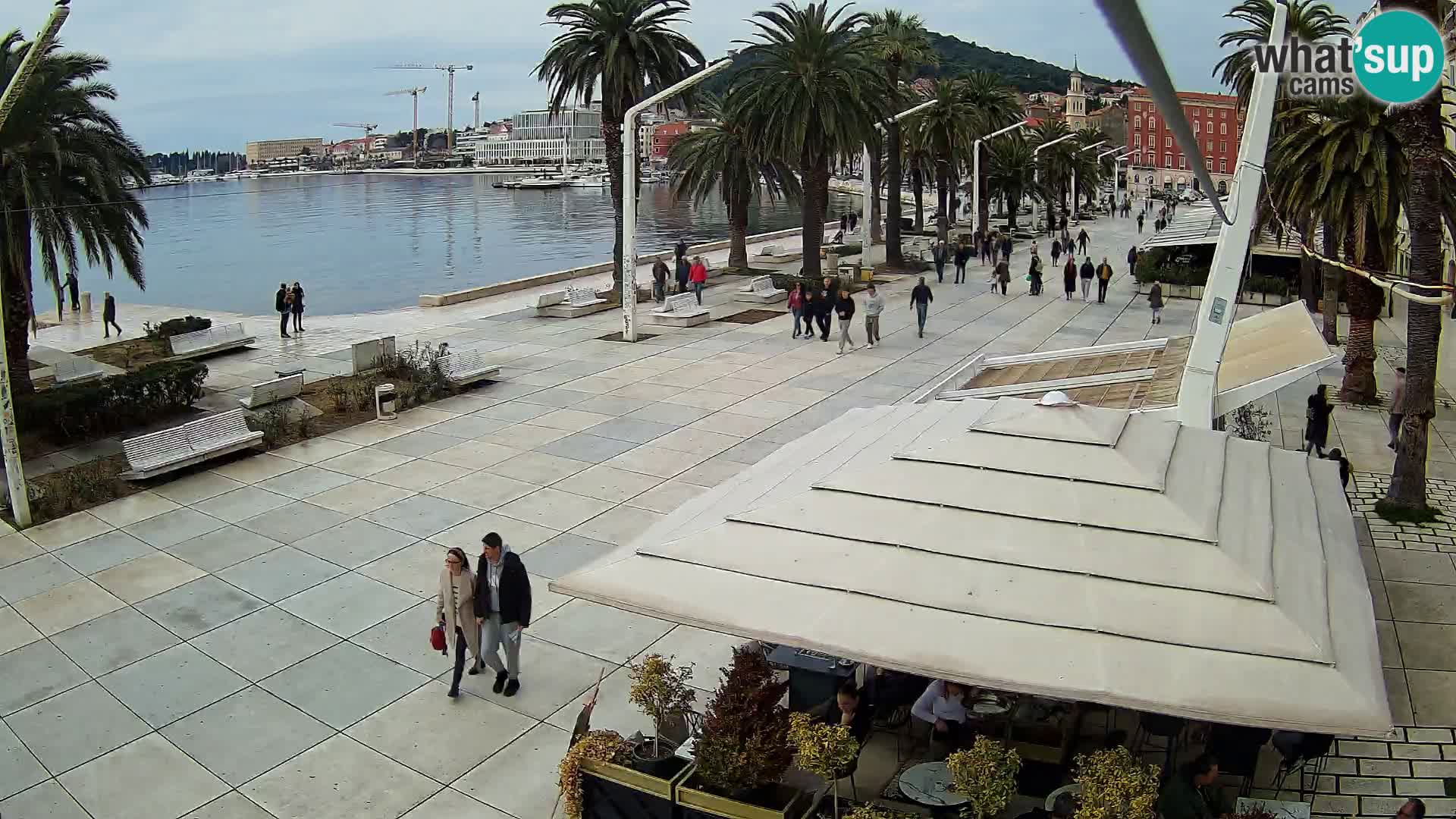 Split – Vista sulla riva di Spalato