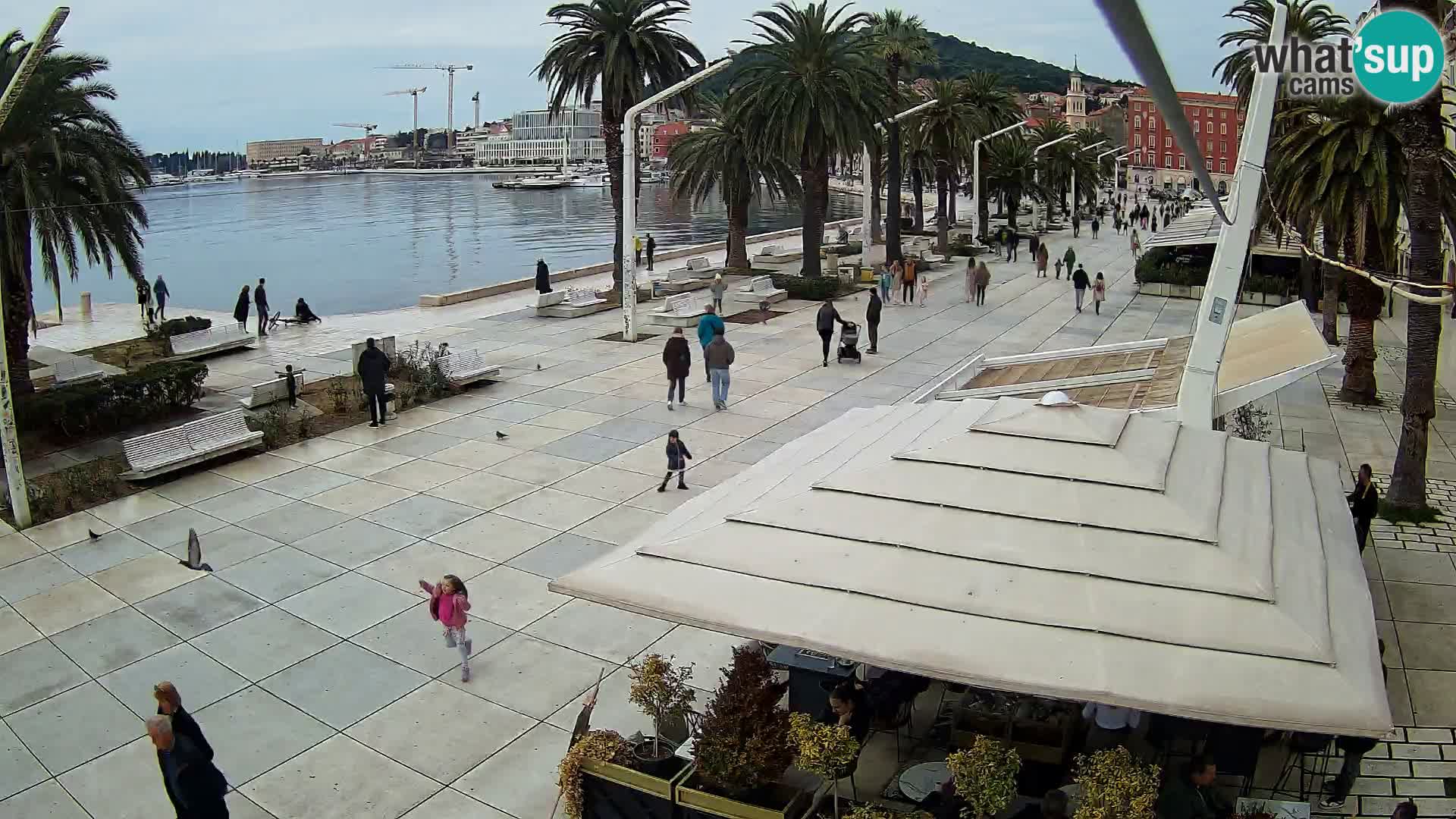 Split – Vista sulla riva di Spalato