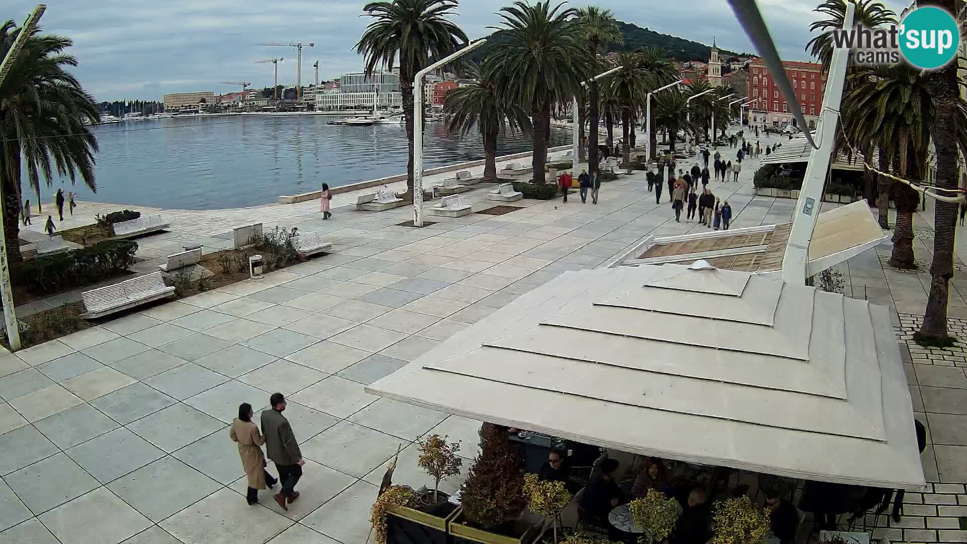 Live Webcam Split – view of Split riva