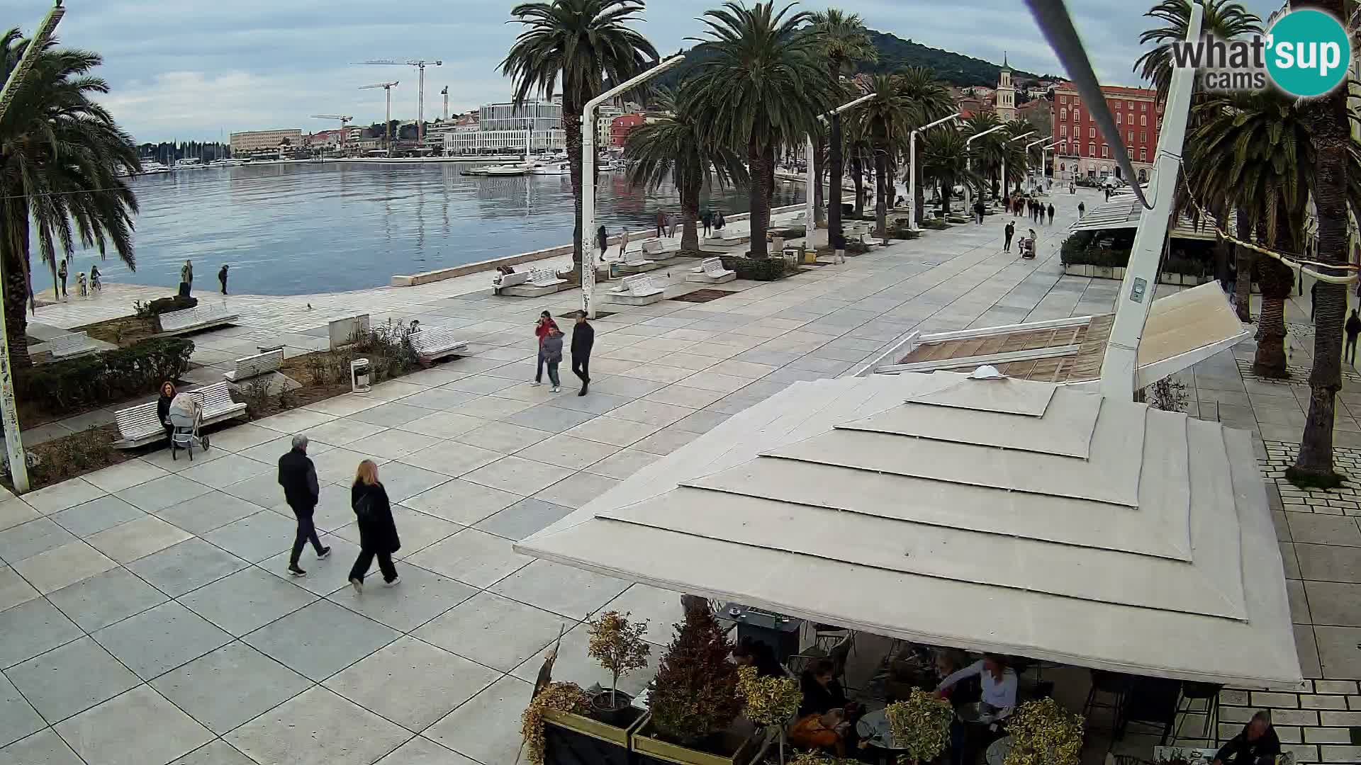 Live Webcam Split – view of Split riva