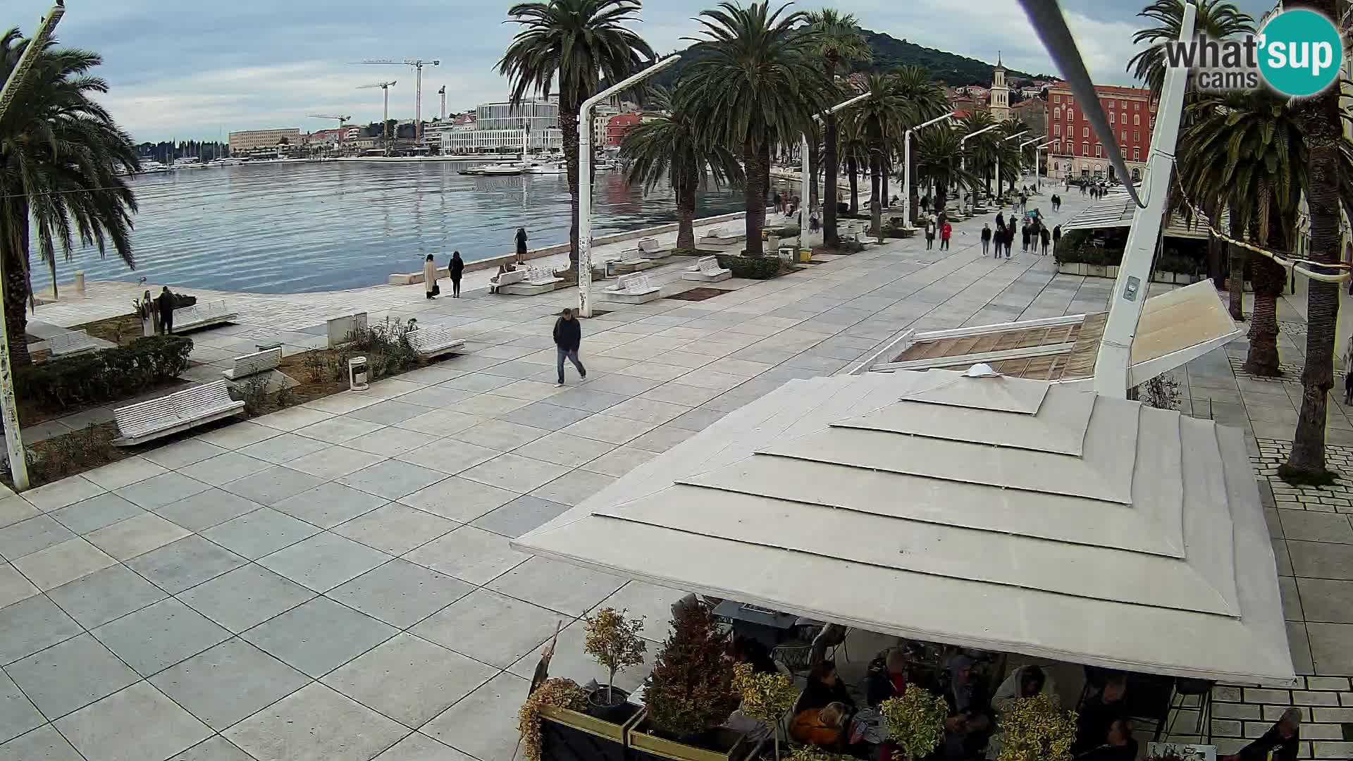 Split –  Blick auf Split riva