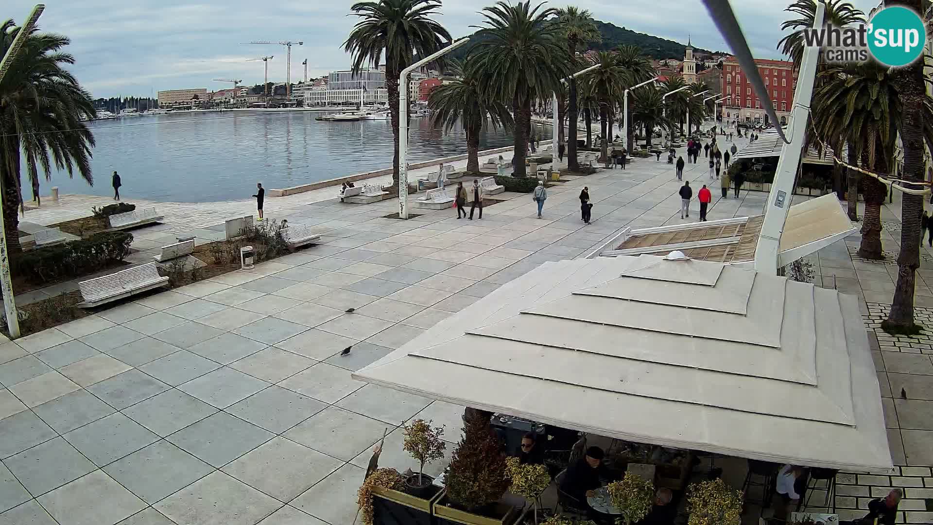 Split – Vista sulla riva di Spalato