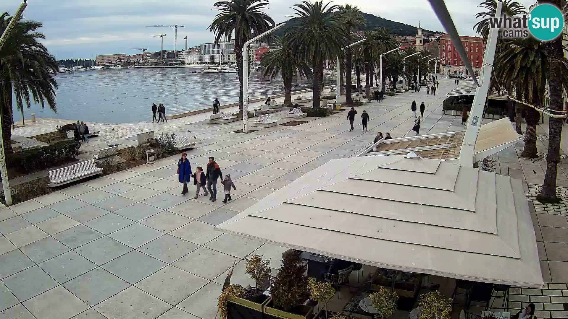 LIVE webcam Spalato riva