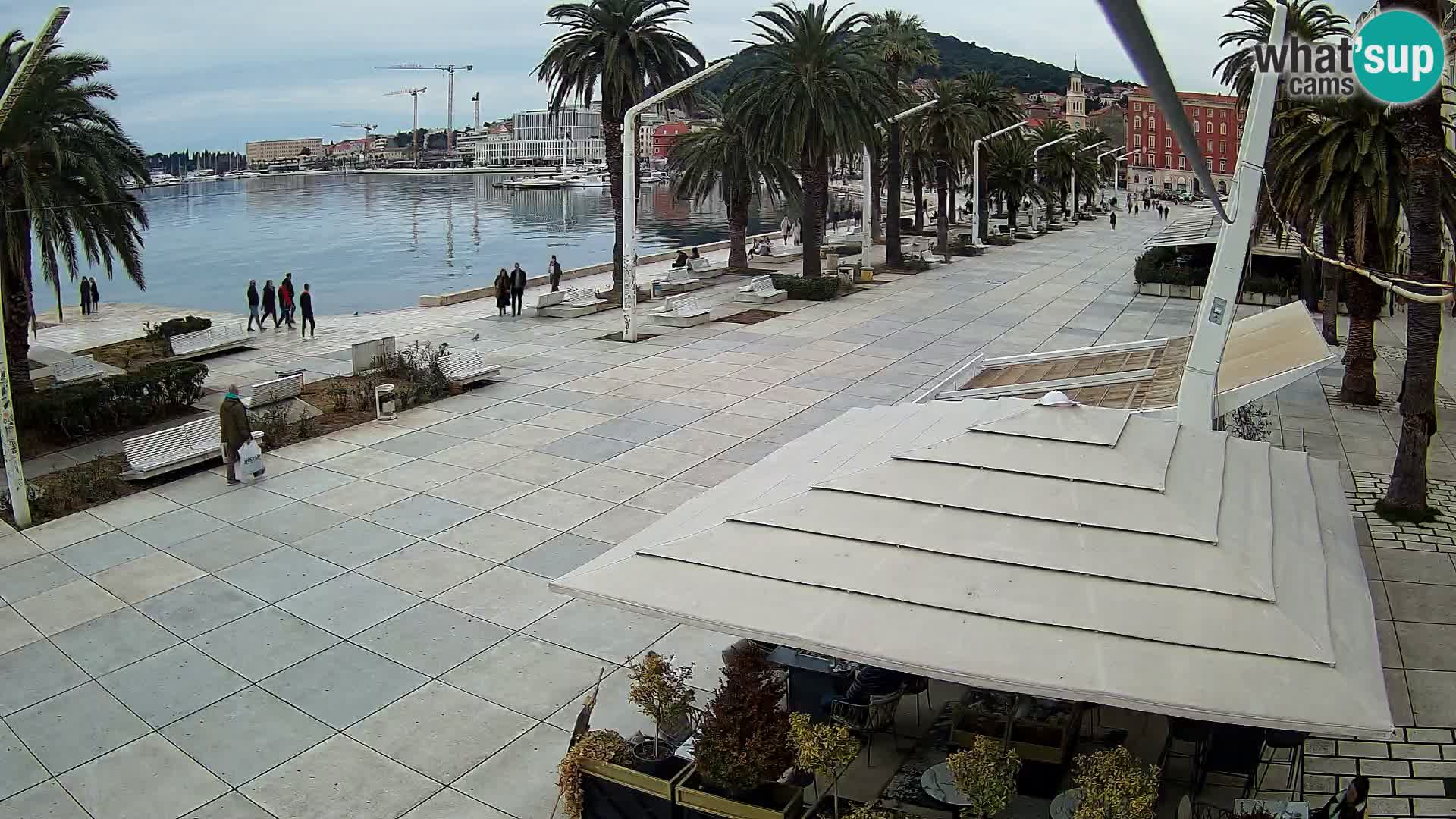 Split – Vista sulla riva di Spalato