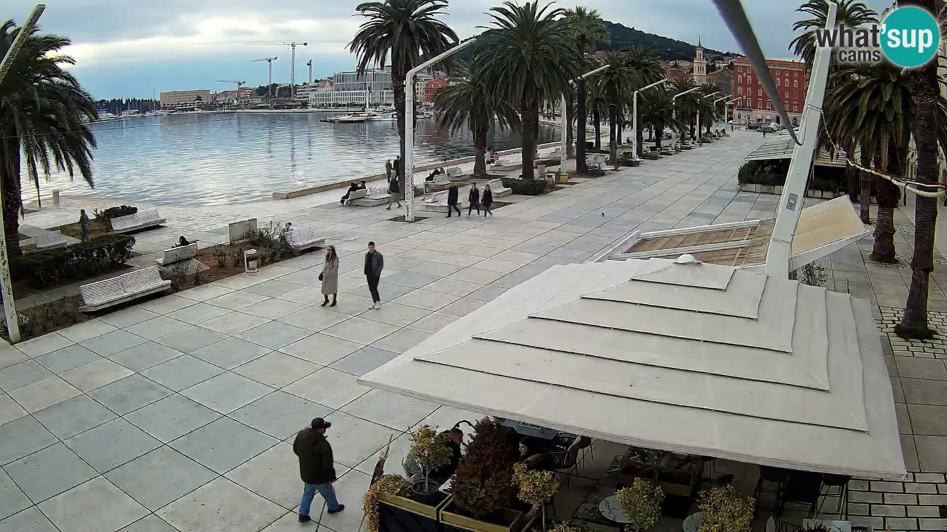 Split – Vista sulla riva di Spalato