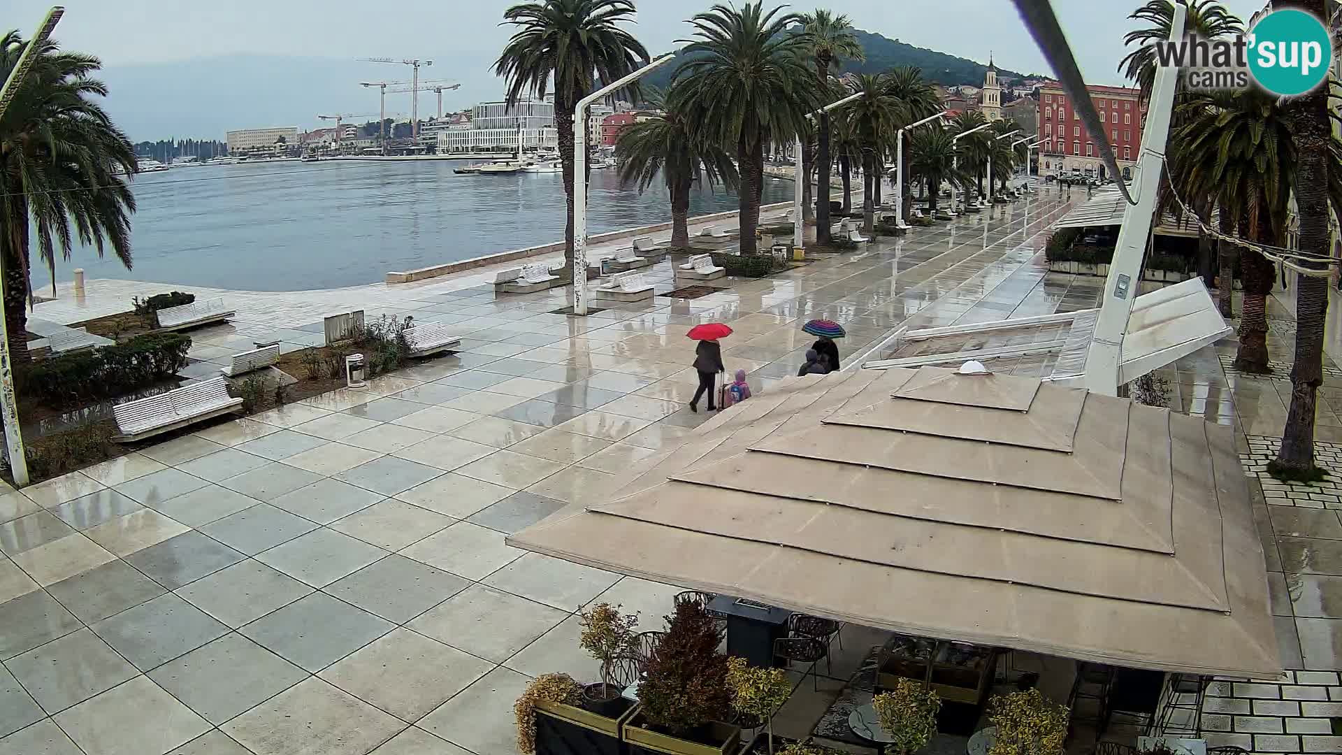 Live Webcam Split – view of Split riva